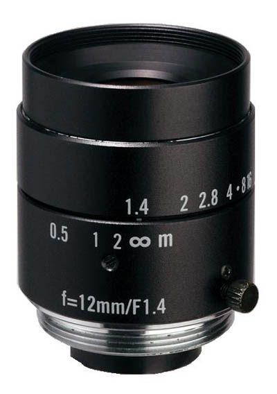 12mm fl, F1.4, c-mount, 2/3" Kowa Machine Vision Lens